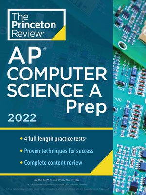 cover image of Princeton Review AP Computer Science a Prep, 2022